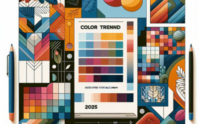 Nuovi trend colore 2025: palette per ispirare il tuo design