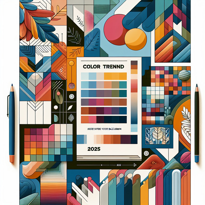 Nuovi trend colore 2025: palette per ispirare il tuo design